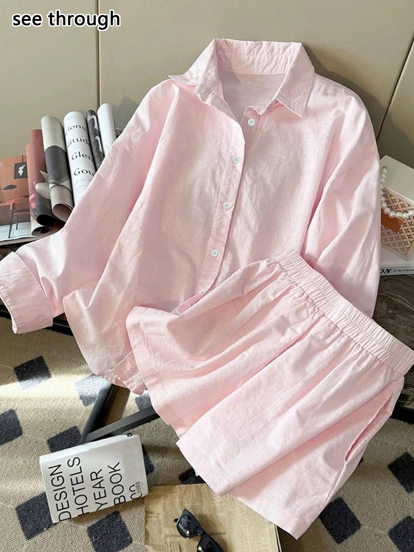 Blouse Off Shoulder - Conjunto Feminino Casual de Cardigã Solto