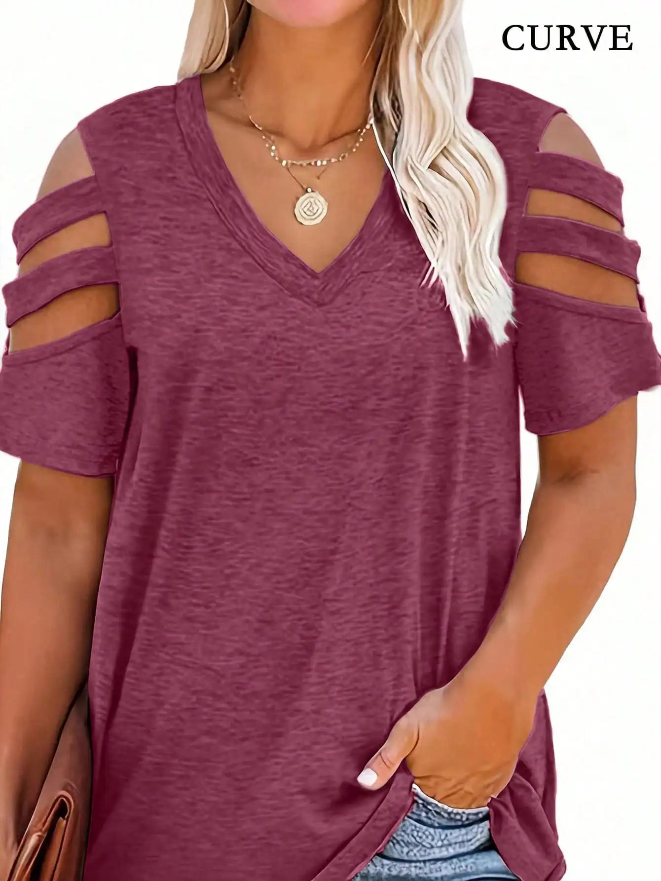 Blouse Off Shoulder - Moda feminina plus size 1xl-5xl com