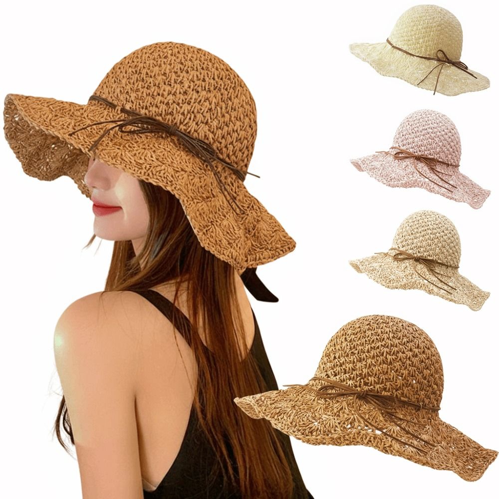 Hat Floppy Wide - Chapéu de Palha de Crochê Artesanal