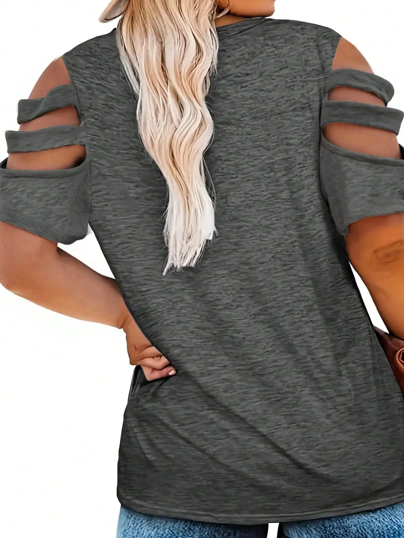 Moda feminina plus size 1xl-5x - Blouse Off Shoulder avaliação e preço