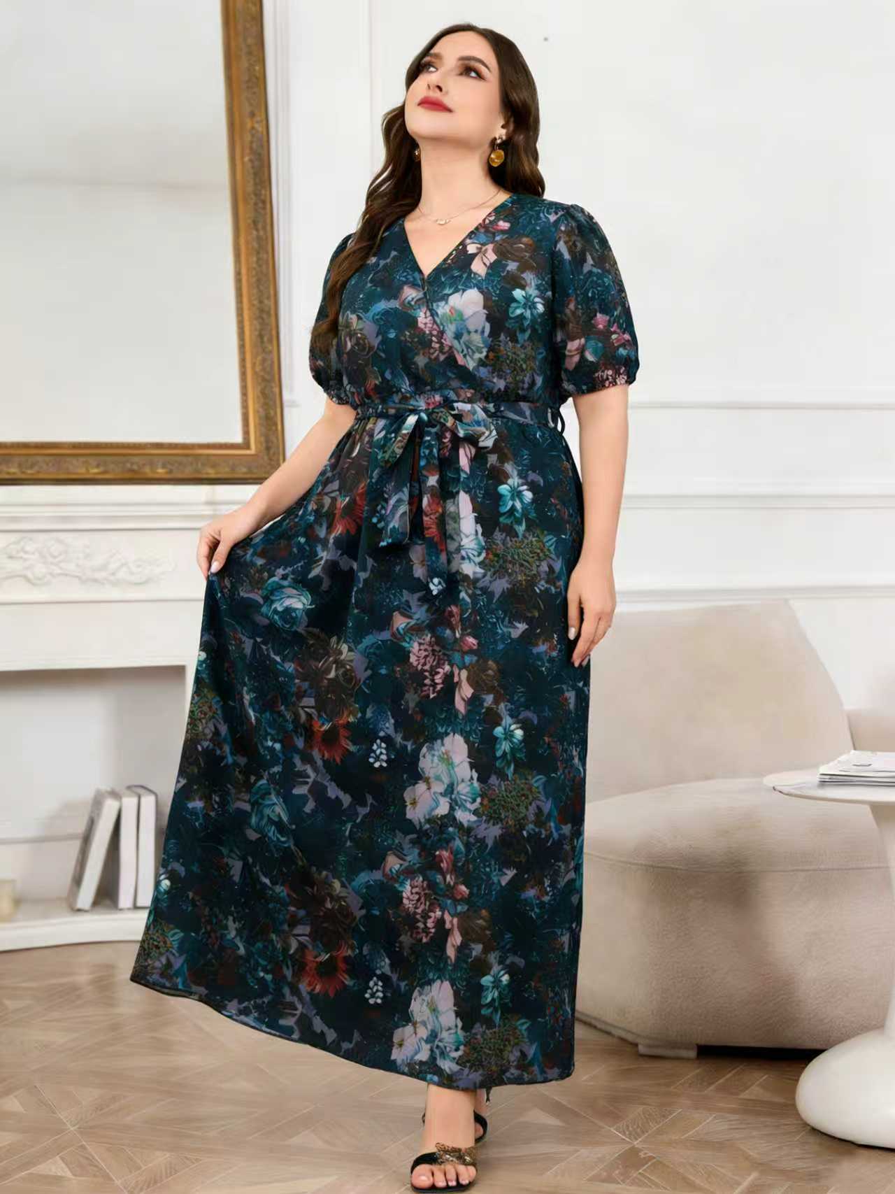 Novo Lançamento 2026: Vestido  - Romper Floral Print avaliação e preço