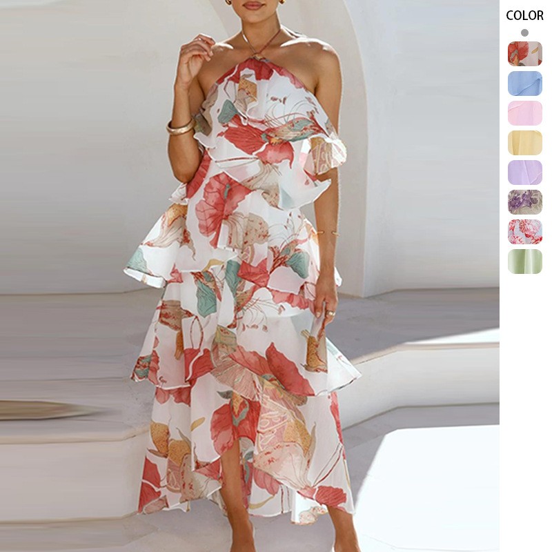 Vestido Maxi Elegante para Fes - Maxi Dress Halter avaliação e preço