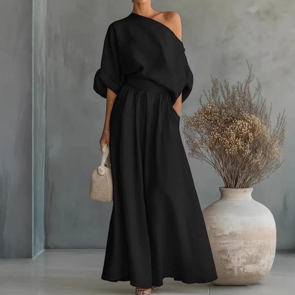 Conjunto de blusa e calça femi - Blouse Off Shoulder avaliação e preço