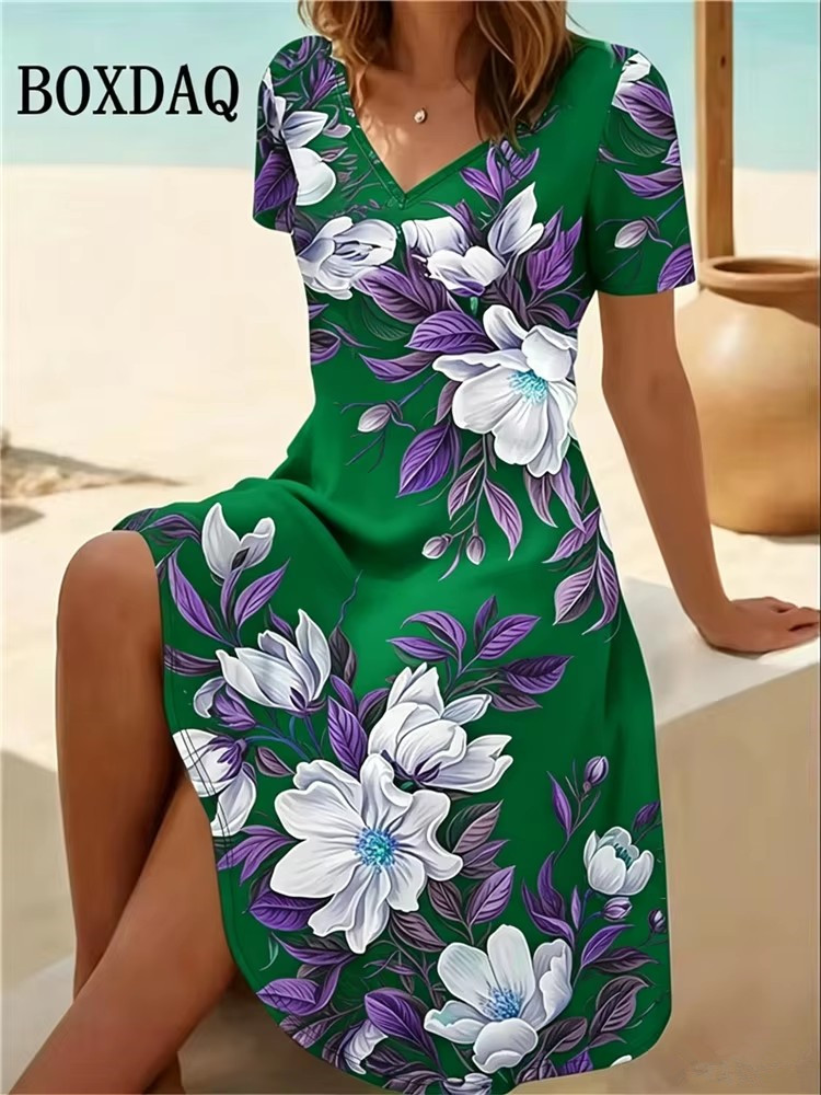 Vestidos Femininos Plus Size 6 - Romper Floral Print avaliação e preço