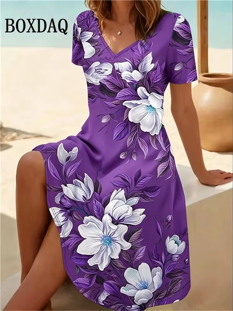Vestidos Femininos Plus Size 6 - Romper Floral Print avaliação e preço