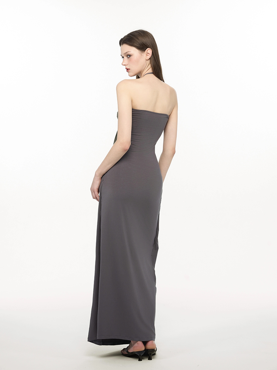 Reddachic elegante trançado en - Maxi Dress Halter avaliação e preço
