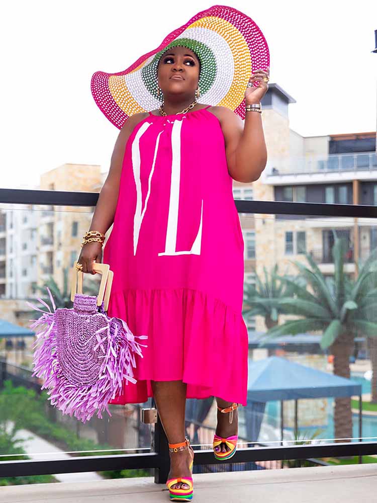 Vestido Casual de Verão para M - Maxi Dress Halter avaliação e preço