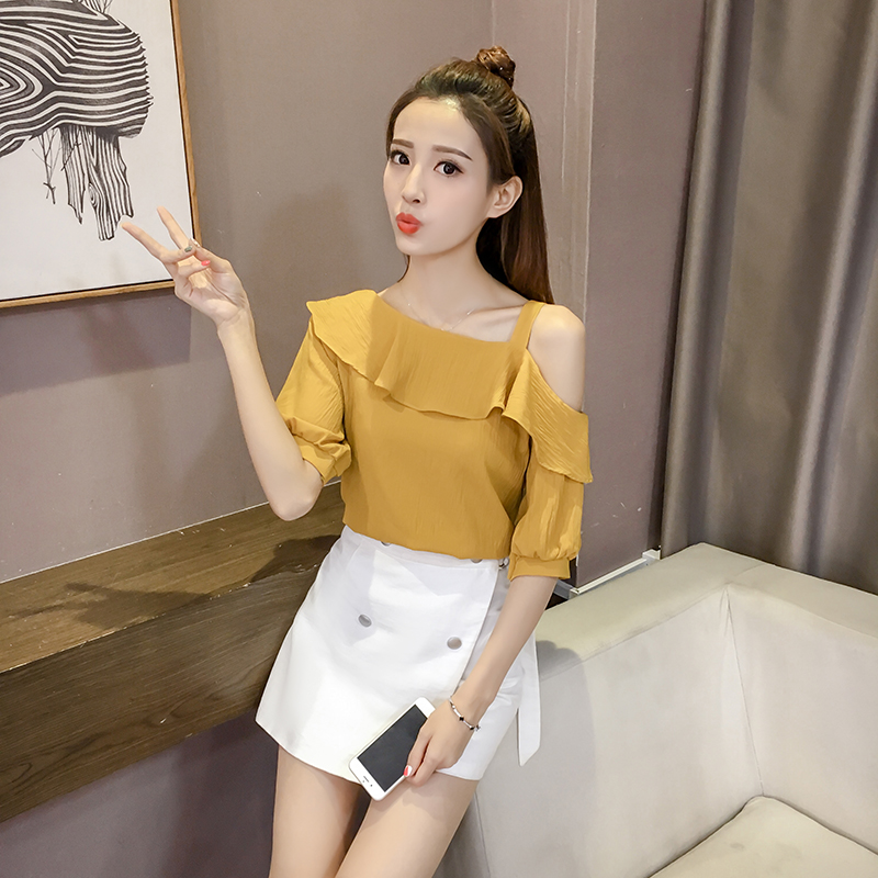 Nova Blusa Feminina de Verão S - Blouse Off Shoulder avaliação e preço